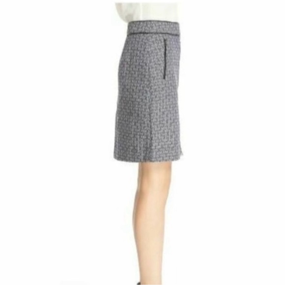 Tory Burch Chaumont Jacquard Chain Link Print Skirt Size 4 - Picture 3 of 12